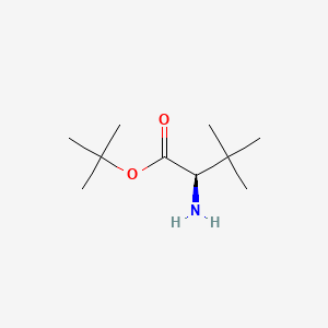 molecular formula C10H21NO2 B7976218 3-Methyl-D-valine tert-butyl ester 