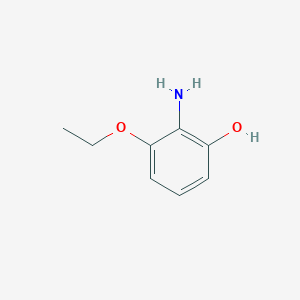 molecular formula C8H11NO2 B7976222 2-Amino-3-ethoxyphenol 