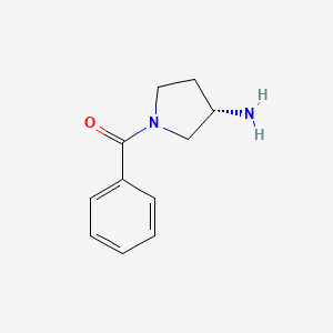 [(3S)-3-aminopyrrolidin-1-yl]-phenylmethanone