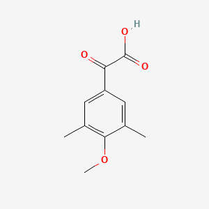 molecular formula C11H12O4 B7976365 (3,5-Dimethyl-4-methoxyphenyl)glyoxylic acid CAS No. 1443354-06-0