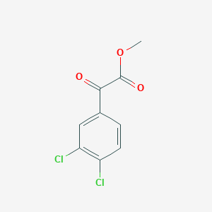 molecular formula C9H6Cl2O3 B7976404 Methyl 2-(3,4-dichlorophenyl)-2-oxoacetate 