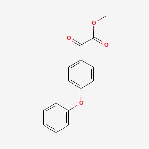 molecular formula C15H12O4 B7976405 Methyl 4-phenoxybenzoylformate 