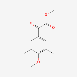 molecular formula C12H14O4 B7976406 Methyl 3,5-dimethyl-4-methoxybenzoylformate 
