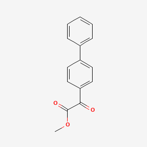 molecular formula C15H12O3 B7976420 Methyl 4-phenylbenzoylformate 