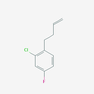 molecular formula C10H10ClF B7976468 1-But-3-enyl-2-chloro-4-fluorobenzene 