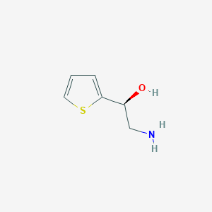 molecular formula C6H9NOS B7976485 (S)-2-Amino-1-(2-thienyl)ethanol 