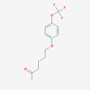 6-[4-(Trifluoromethoxy)phenoxy]hexan-2-one