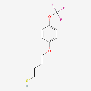 4-[4-(Trifluoromethoxy)phenoxy]butane-1-thiol