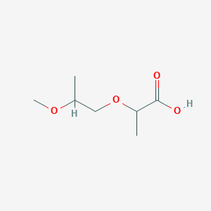 molecular formula C7H14O4 B7976608 2-(2-Methoxypropoxy)propanoic acid 