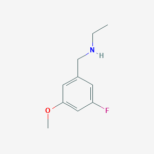 Ethyl-(3-fluoro-5-methoxybenzyl)-amine