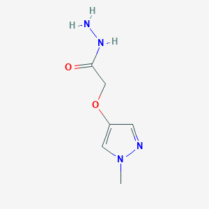 2-[(1-Methyl-1H-pyrazol-4-yl)oxy]acetohydrazide