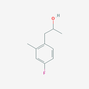 molecular formula C10H13FO B7976686 1-(4-Fluoro-2-methylphenyl)-2-propanol 