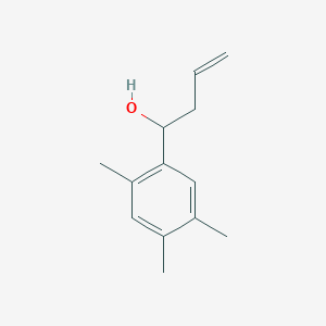 molecular formula C13H18O B7976816 4-(2,4,5-Trimethylphenyl)-1-buten-4-ol 