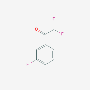 molecular formula C8H5F3O B7976819 2,2-Difluoro-1-(3-fluorophenyl)ethanone 