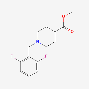 Methyl 1-[(2,6-difluorophenyl)methyl]piperidine-4-carboxylate
