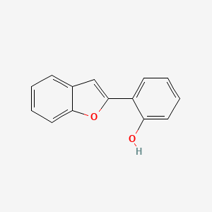 molecular formula C14H10O2 B7976880 Phenol, 2-(2-benzofuranyl)- CAS No. 4986-28-1