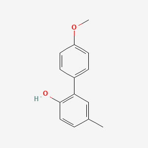 molecular formula C14H14O2 B7976884 2-(4-Methoxyphenyl)-4-methylphenol 