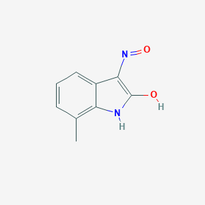 B079769 (3Z)-7-Methyl-1H-indole-2,3-dione 3-oxime CAS No. 13208-96-3