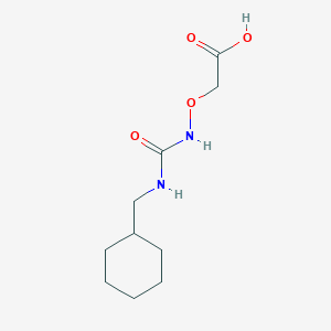 molecular formula C10H18N2O4 B7976906 2-(Cyclohexylmethylcarbamoylamino)oxyacetic acid 