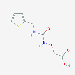 molecular formula C8H10N2O4S B7976925 2-(Thiophen-2-ylmethylcarbamoylamino)oxyacetic acid 