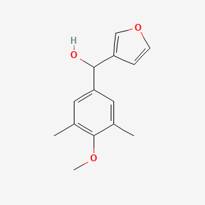 molecular formula C14H16O3 B7976975 3,5-Dimethyl-4-methoxyphenyl-(3-furyl)methanol 