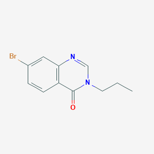 molecular formula C11H11BrN2O B7977055 7-bromo-3-propylquinazolin-4(3H)-one 