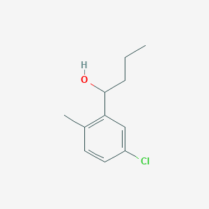 1-(3-Chloro-6-methylphenyl)-1-butanol