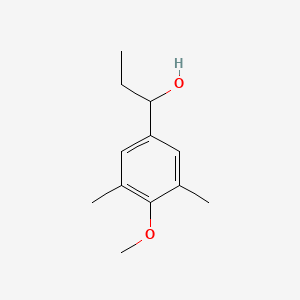 molecular formula C12H18O2 B7977097 1-(3,5-Dimethyl-4-methoxyphenyl)-1-propanol 