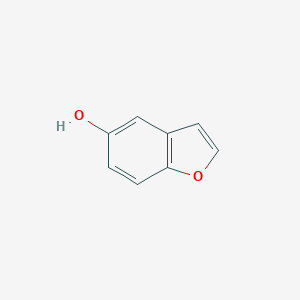 molecular formula C8H6O2 B079771 苯并呋喃-5-醇 CAS No. 13196-10-6