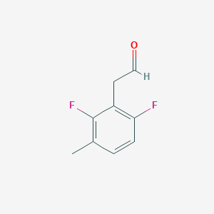 molecular formula C9H8F2O B7977103 (2,6-Difluoro-3-methylphenyl)acetaldehyde CAS No. 1256477-03-8