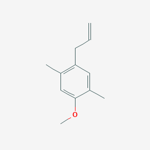 molecular formula C12H16O B7977113 1-Allyl-4-methoxy-2,5-dimethylbenzene 