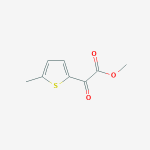 molecular formula C8H8O3S B7977123 Methyl 2-(5-methylthiophen-2-yl)-2-oxoacetate 