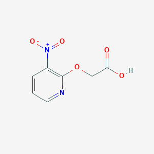 molecular formula C7H6N2O5 B7977164 2-[(3-Nitropyridin-2-YL)oxy]acetic acid 