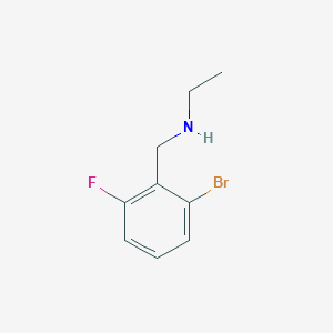 molecular formula C9H11BrFN B7977209 [(2-Bromo-6-fluorophenyl)methyl](ethyl)amine 