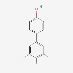 molecular formula C12H7F3O B7977295 4-羟基-3',4',5'-三氟联苯 