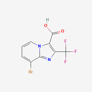 molecular formula C9H4BrF3N2O2 B7977368 8-Bromo-2-trifluoromethyl-imidazo[1,2-A]pyridine-3-carboxylic acid 
