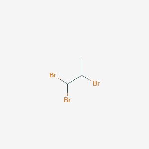 molecular formula C3H5Br3 B079776 1,1,2-Tribromopropane CAS No. 14602-62-1