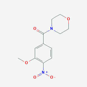 molecular formula C12H14N2O5 B7977614 (3-Methoxy-4-nitrophenyl)-morpholin-4-ylmethanone 