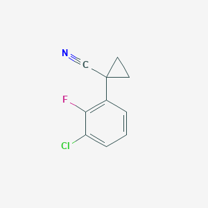 1-(3-Chloro-2-fluorophenyl)cyclopropanecarbonitrile