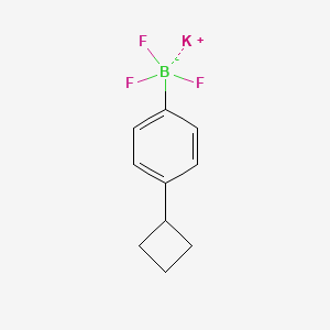molecular formula C10H11BF3K B7977676 Potassium 4-cyclobutylphenyltrifluoroborate 