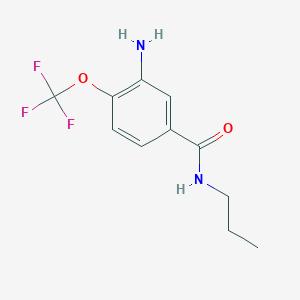3-Amino-N-propyl-4-(trifluoromethoxy)benzamide