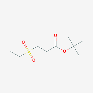 molecular formula C9H18O4S B7977722 tert-Butyl 3-(ethanesulfonyl)propanoate 