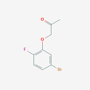 molecular formula C9H8BrFO2 B7977757 1-(5-Bromo-2-fluorophenoxy)propan-2-one 