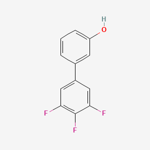 molecular formula C12H7F3O B7977823 3-Hydroxy-3',4',5'-trifluorobiphenyl 