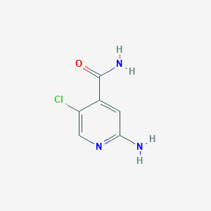 2-Amino-5-chloropyridine-4-carboxamide