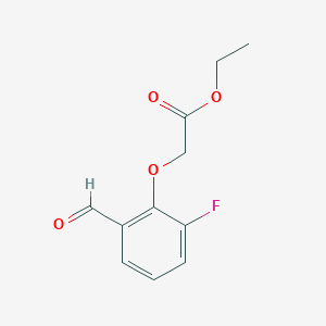 Ethyl 2-(2-fluoro-6-formylphenoxy)acetate
