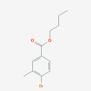 molecular formula C12H15BrO2 B7978154 4-溴-3-甲基苯甲酸丁酯 