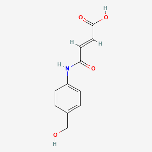 molecular formula C11H11NO4 B7978172 (E)-4-[4-(hydroxymethyl)anilino]-4-oxobut-2-enoic acid 