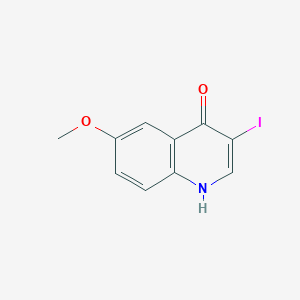 molecular formula C10H8INO2 B7978181 3-iodo-6-methoxy-1H-quinolin-4-one 
