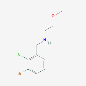 [(3-Bromo-2-chlorophenyl)methyl](2-methoxyethyl)amine